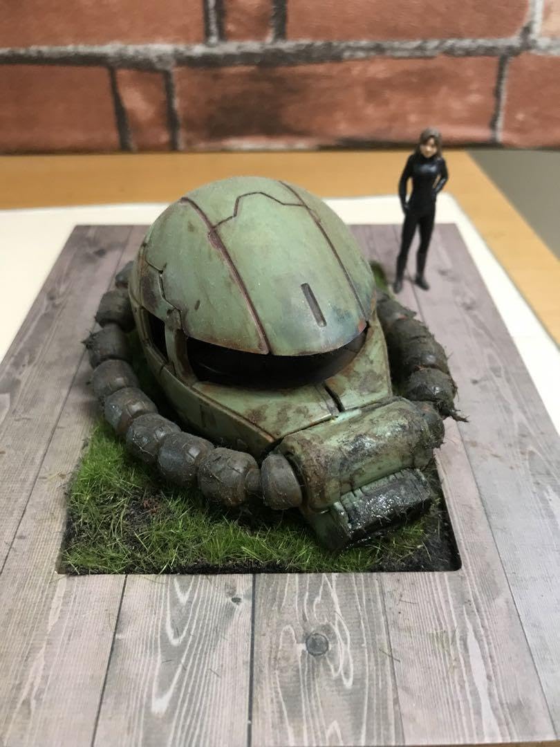 Amazon.co.jp: ザクヘッドのジオラマ作品 : おもちゃ
